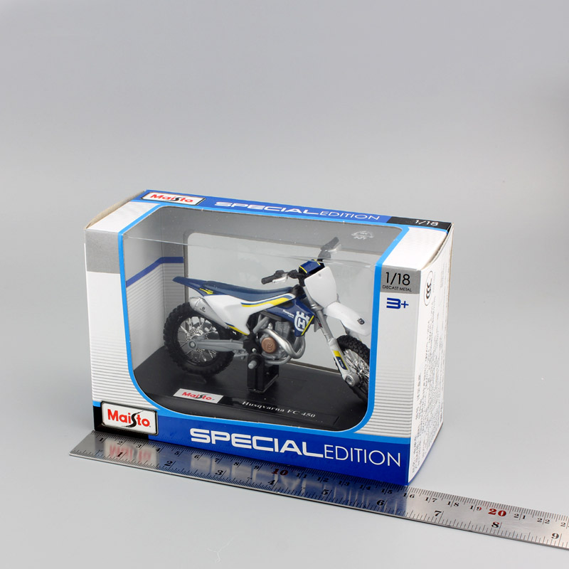 1/18 Scale Maisto MY Husqvarna FC 450 Motorcycle Enduro Racing Diecast Model Dirt Bike Motocross Off Road Replica model Kids toy 1/18 Scale Maisto MY Husqvarna FC 450 Motorcycle Enduro Racing Diecast Model Dirt Bike Motocross Off Road Replica model Kids toy