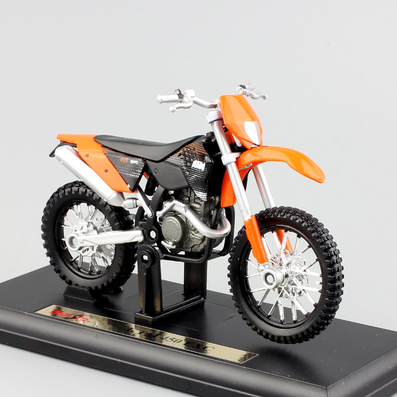 Maisto 1:18 Scale 450 EXC Enduro Off Road Motorcycle Dirt Vehicle Diecast Model Toy Moto bike Racing Miniatures Hobby Collector