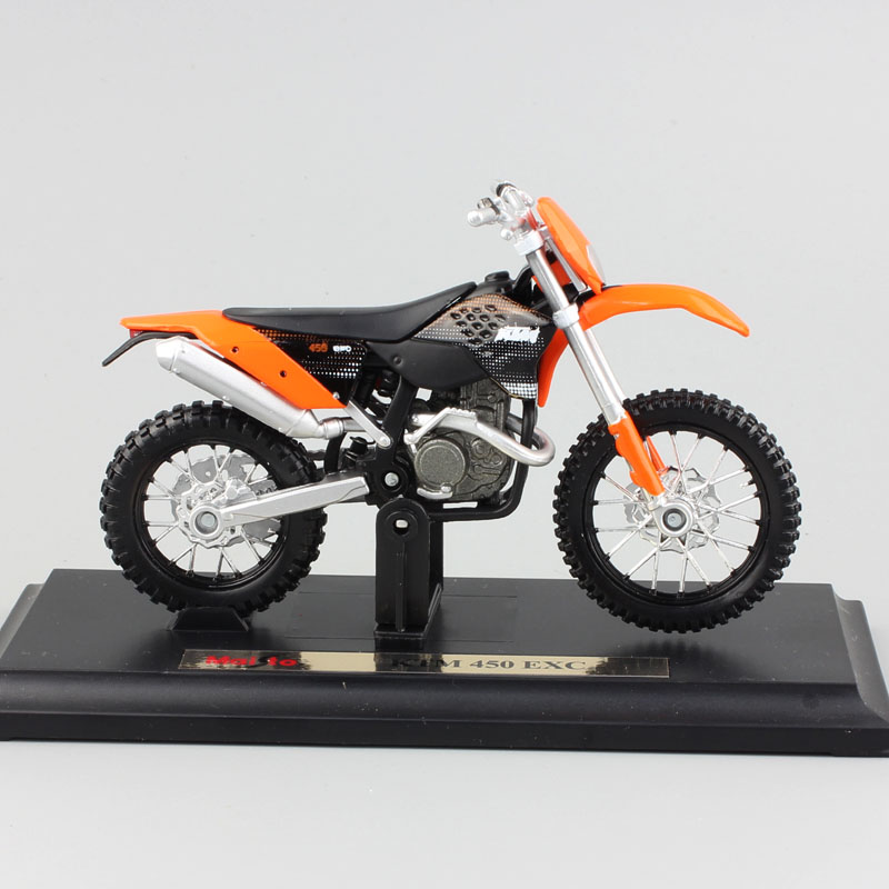 Maisto 1:18 Scale 450 EXC Enduro Off Road Motorcycle Dirt Vehicle Diecast Model Toy Moto bike Racing Miniatures Hobby Collector