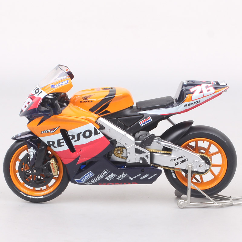 Guiloy 1:18 Scale Honda Repsol RC211V #26 Dani Pedrosa 2006 GP Rider Motorcycle Model Diecast Moto Bike Toy Vehicles Souvenir Guiloy 1:18 Scale Honda Repsol RC211V #26 Dani Pedrosa 2006 GP Rider Motorcycle Model Diecast Moto Bike Toy Vehicles Souvenir