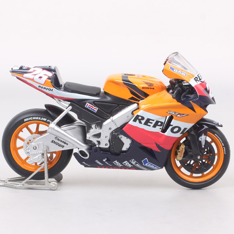 Guiloy 1:18 Scale Honda Repsol RC211V #26 Dani Pedrosa 2006 GP Rider Motorcycle Model Diecast Moto Bike Toy Vehicles Souvenir Guiloy 1:18 Scale Honda Repsol RC211V #26 Dani Pedrosa 2006 GP Rider Motorcycle Model Diecast Moto Bike Toy Vehicles Souvenir