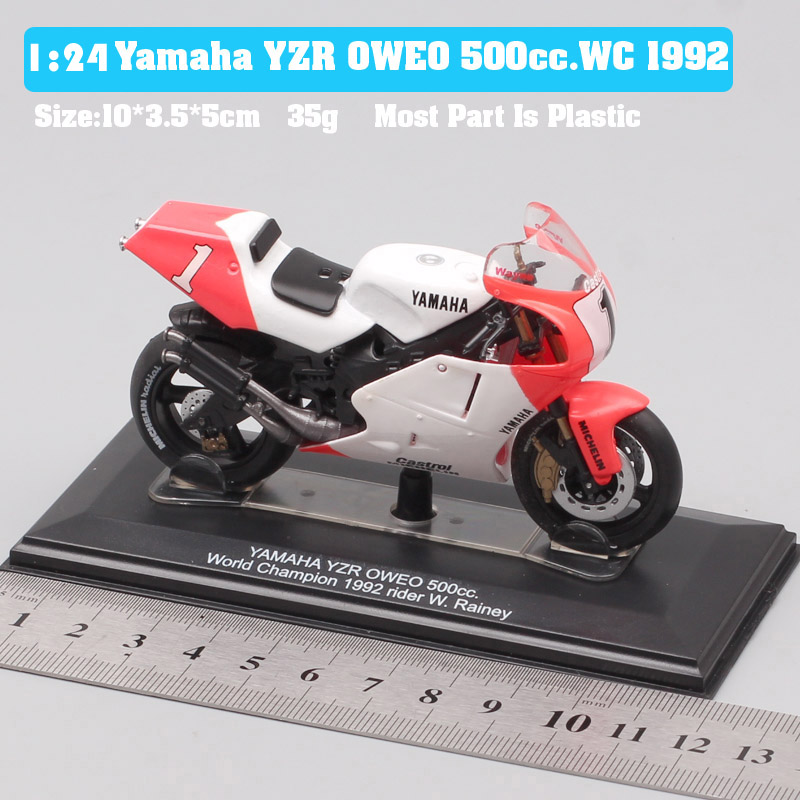1/24 Scale Italeri Yamaha YZR OW98 500cc 1988 Rider #3 E.Lawson Motorcycle Diecast Racing Bike Toy Vehicle Model For Collection