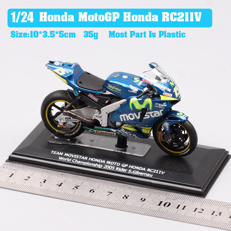 1:24 scale Italeri Team Movistar Moto Honda RC211V Racer Marco Melandri No#33 motorcycle Diecast Vehicle models GP bike toy 2005 1:24 scale Italeri Team Movistar Moto Honda RC211V Racer Marco Melandri No#33 motorcycle Diecast Vehicle models GP bike toy 2005