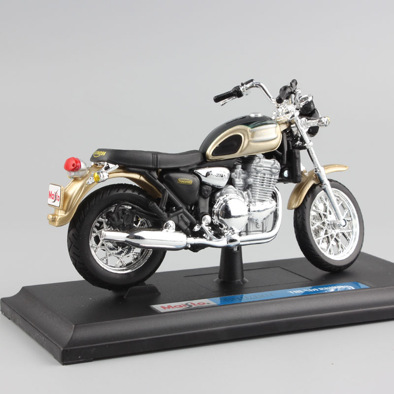 1:18 Scale Maisto Child's TRIUMPH THUNDERBIRD 900 classic motorcycle bike car replica vehicle Diecast model Toys for collection