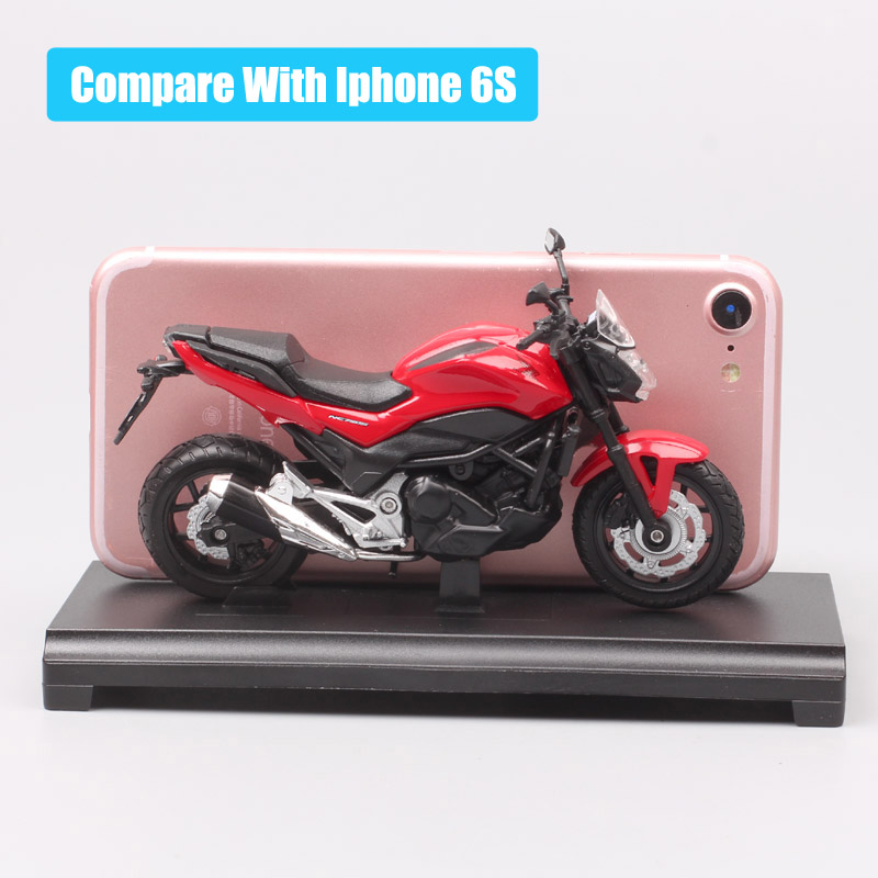 Children's 1/18 scales mini Welly 2018 Honda NC750S Diecasts & Toy Vehicles motorcycle model miniature moto gift hobby stand box