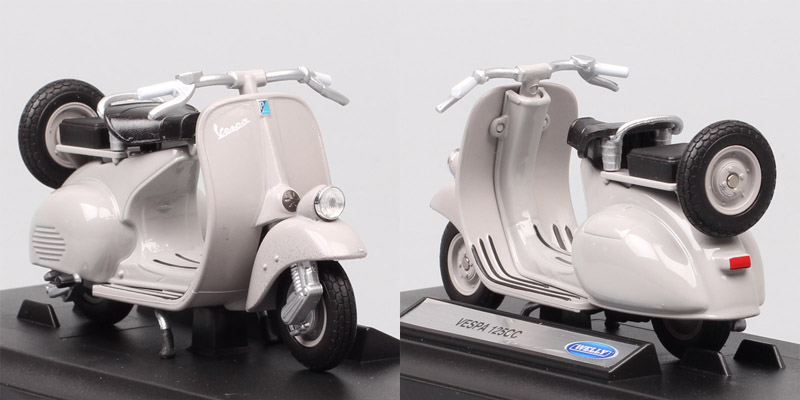 1:18 scale Piaggio Vespa Scooter 98 PK 125 GTR P150X 300 MP5 Primavera GTS motorcycle moto bike diecast vehicles toys model kids