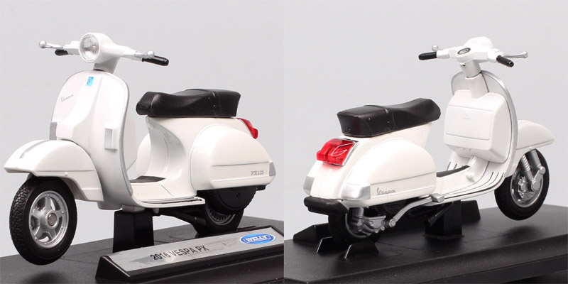 1:18 scale Piaggio Vespa Scooter 98 PK 125 GTR P150X 300 MP5 Primavera GTS motorcycle moto bike diecast vehicles toys model kids