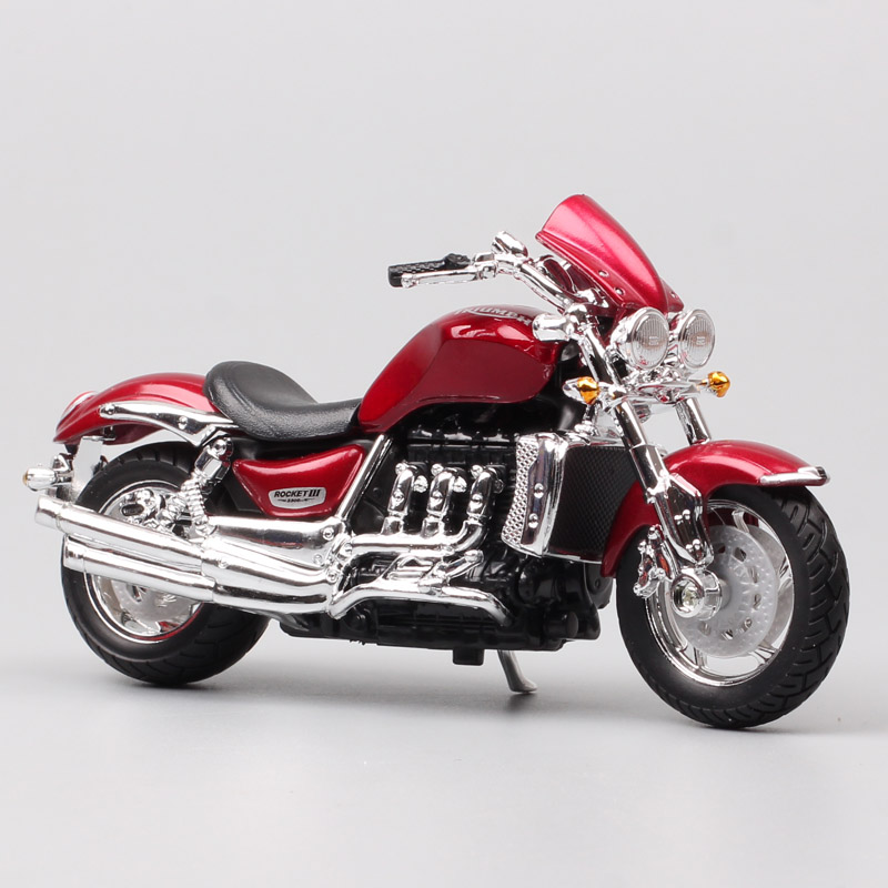1/18 scale bburago Triumph Rocket 3 Trident cruiser motorcycle Diecasts & Toy Vehicles toy tour bike Roadster moto bike kids boy 1/18 scale bburago Triumph Rocket 3 Trident cruiser motorcycle Diecasts & Toy Vehicles toy tour bike Roadster moto bike kids boy