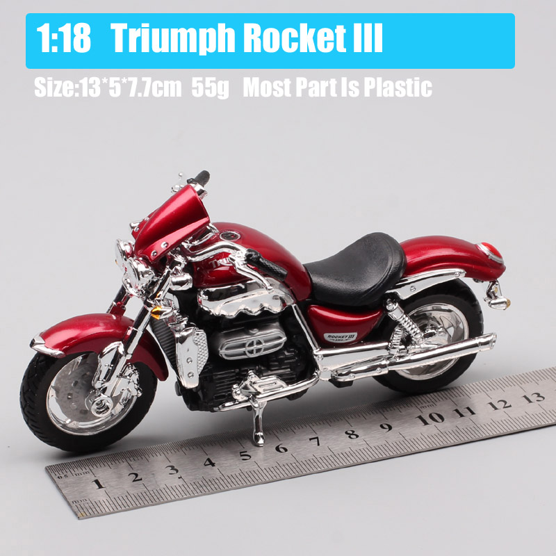 1/18 scale bburago Triumph Rocket 3 Trident cruiser motorcycle Diecasts & Toy Vehicles toy tour bike Roadster moto bike kids boy 1/18 scale bburago Triumph Rocket 3 Trident cruiser motorcycle Diecasts & Toy Vehicles toy tour bike Roadster moto bike kids boy