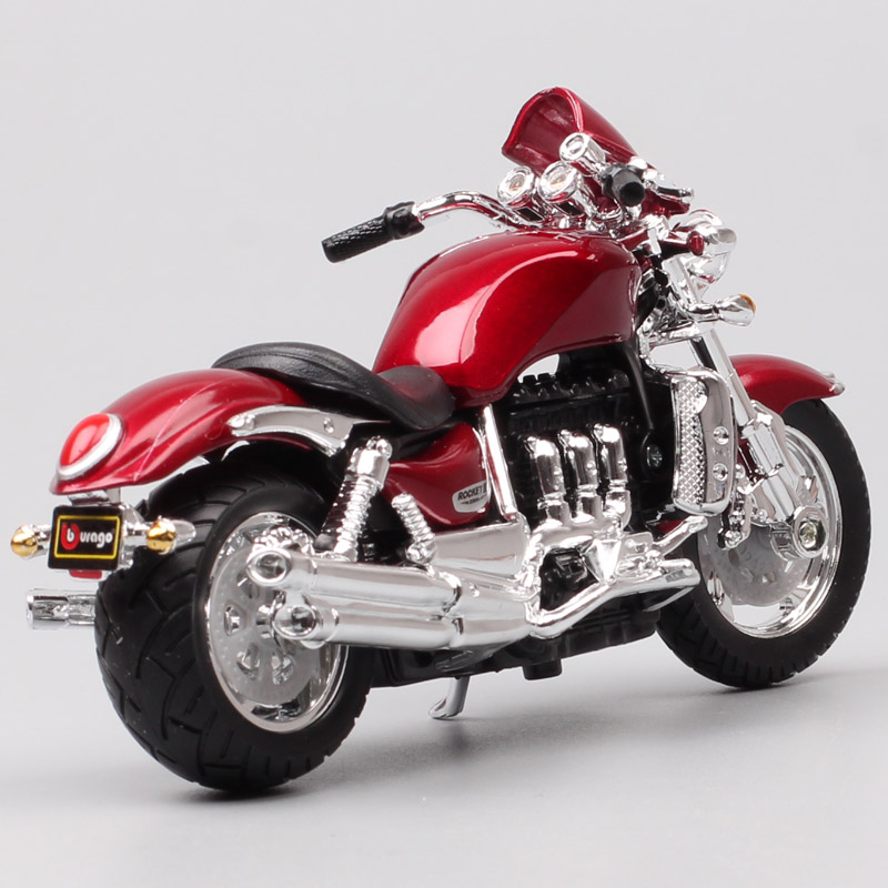 1/18 scale bburago Triumph Rocket 3 Trident cruiser motorcycle Diecasts & Toy Vehicles toy tour bike Roadster moto bike kids boy 1/18 scale bburago Triumph Rocket 3 Trident cruiser motorcycle Diecasts & Toy Vehicles toy tour bike Roadster moto bike kids boy