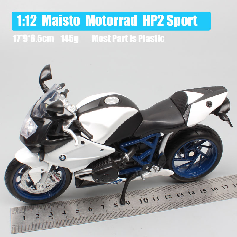 Maisto 1/12 scale HP2 Sport Motorrad cycle vehicles diecast motorcycles moto sport bike model Toy thumbnails of kid's boys cars