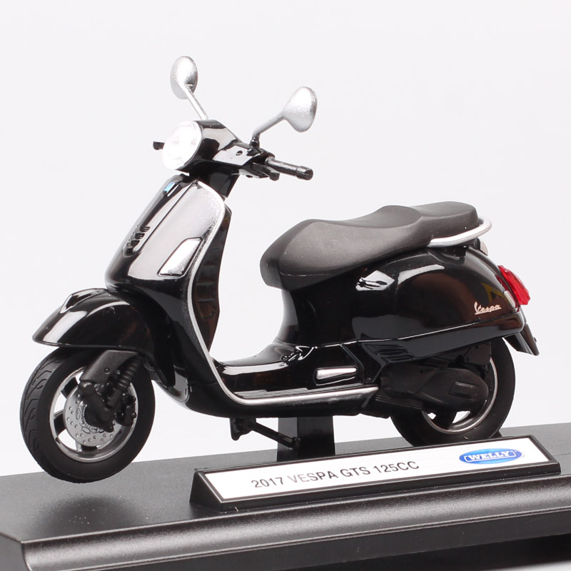 1:18 scale Welly 2017 Vespa GTS 125cc motorcycle diecast moto Scooter bike vehicles toy model souvenir Replicas gift kids boys 1:18 scale Welly 2017 Vespa GTS 125cc motorcycle diecast moto Scooter bike vehicles toy model souvenir Replicas gift kids boys