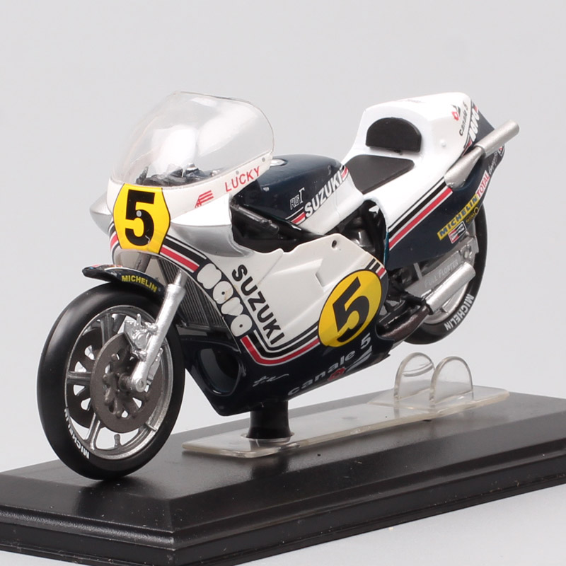 1:24 Scale Tiny Italeri Suzuki RGD500 World Champion 1981 Rider M.Lucchinelli #5 Motorcycle Diecast Vehicles GP Bike Model Toy