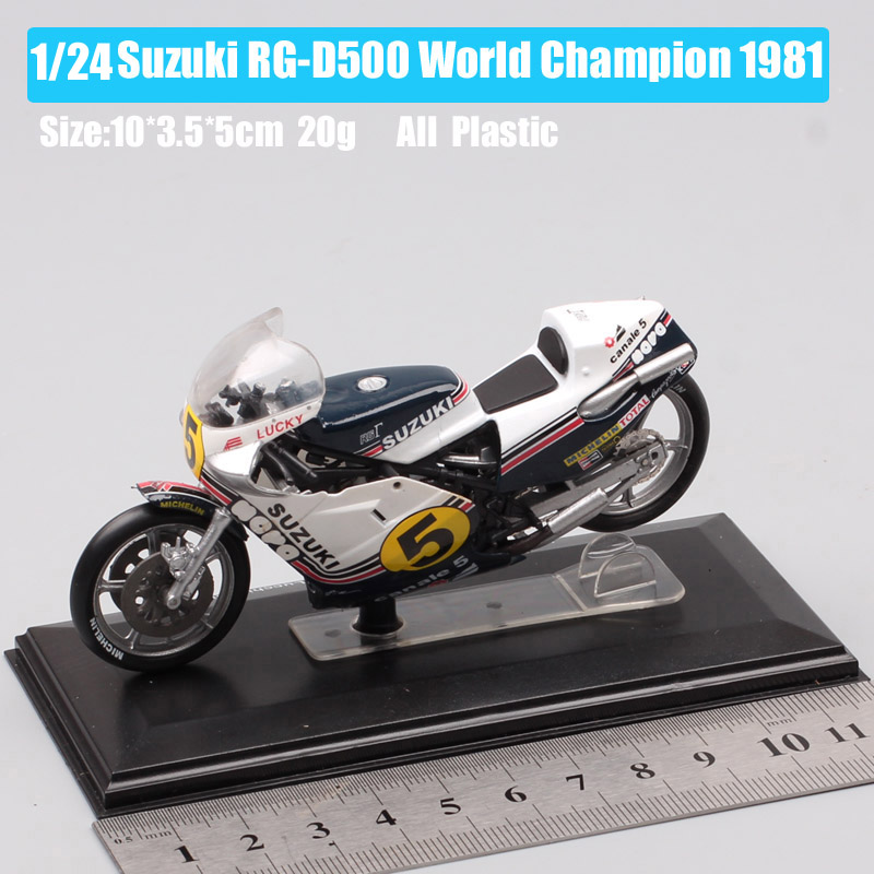 1:24 Scale Tiny Italeri Suzuki RGD500 World Champion 1981 Rider M.Lucchinelli #5 Motorcycle Diecast Vehicles GP Bike Model Toy
