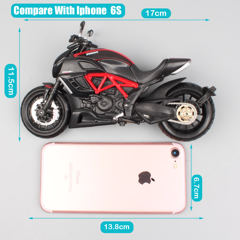 1/12 scale Maisto ducati Diavel cruiser superbike Diecast model ducati motorcycle race bike miniature metal collection toy boy