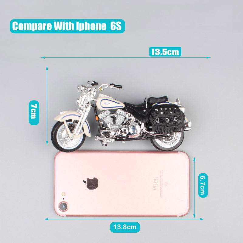 1/18 Scale Maisto retro 1998 FLSTS Heritage Springer Softail old boy motor bike Diecasts & Toy Vehicles model motorcycle toy car