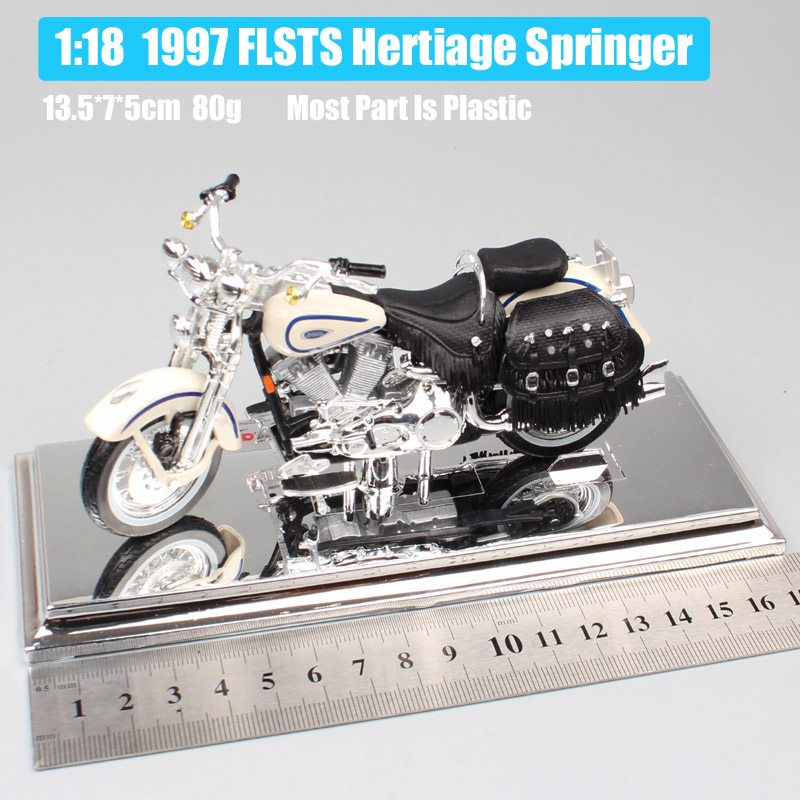 1/18 Scale Maisto retro 1998 FLSTS Heritage Springer Softail old boy motor bike Diecasts & Toy Vehicles model motorcycle toy car