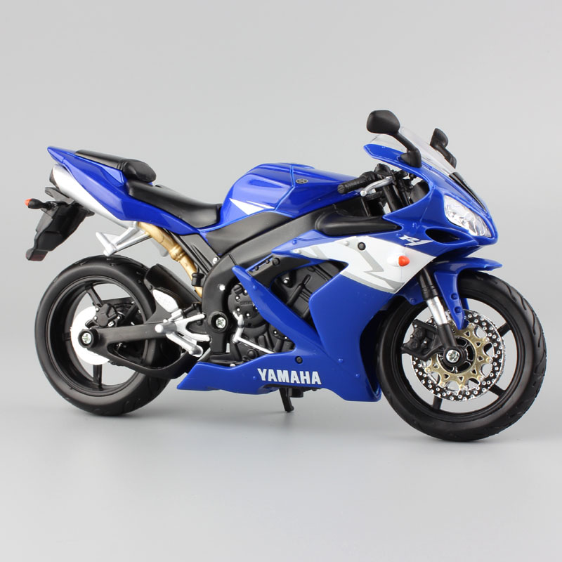 Kids 1:12 Scale Masito Children Yamaha YZF-R1 YZF R1 Diecasts & Toy Vehicle Model Motorcycle Race Bike Toy Thumbnails With box Kids 1:12 Scale Masito Children Yamaha YZF-R1 YZF R1 Diecasts & Toy Vehicle Model Motorcycle Race Bike Toy Thumbnails With box