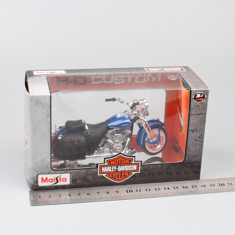 1:18 Scale Maisto 1999 FLSTS Heritage Softtail Springer bike motorcycle chopper Diecast model toy Vehicle cruiser thumbnails boy