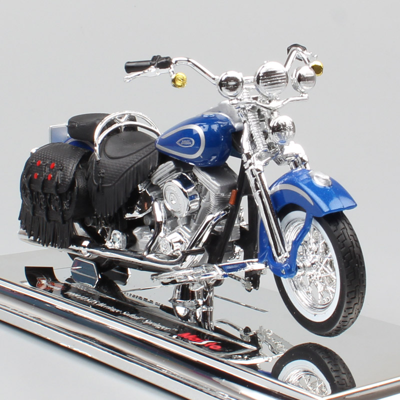 1:18 Scale Maisto 1999 FLSTS Heritage Softtail Springer bike motorcycle chopper Diecast model toy Vehicle cruiser thumbnails boy
