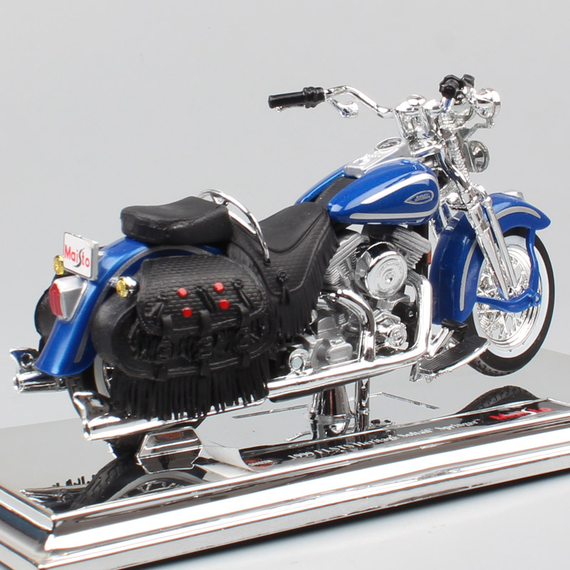 1:18 Scale Maisto 1999 FLSTS Heritage Softtail Springer bike motorcycle chopper Diecast model toy Vehicle cruiser thumbnails boy