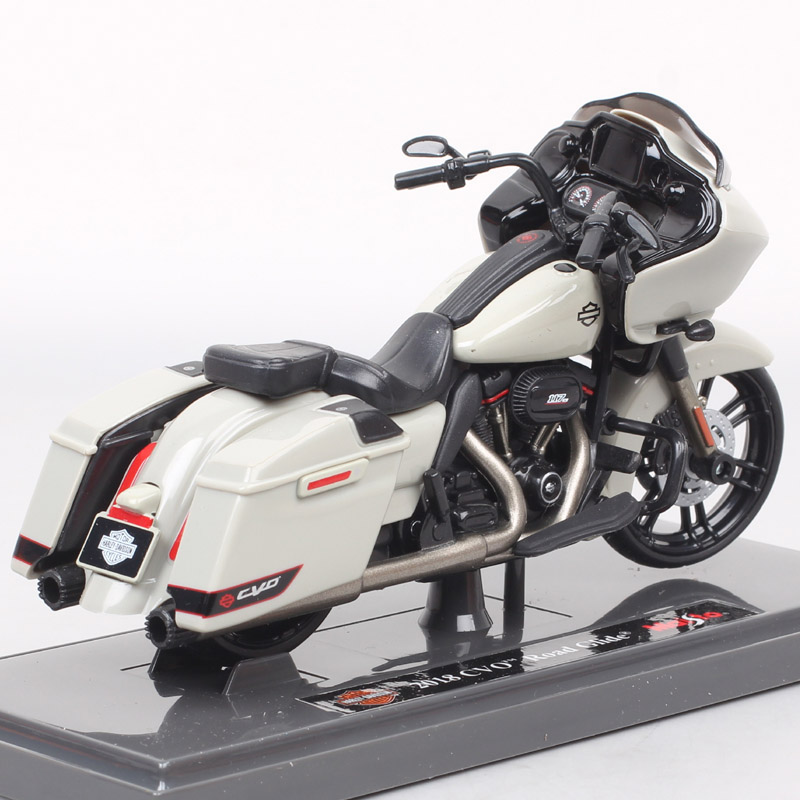 1:18 Scale Maisto 2018 HD CVO Road Glide Custom Tour Riders Bike Diecast Motorcycle Vehicle Toy Motorbike Model Kids Hobby Gift