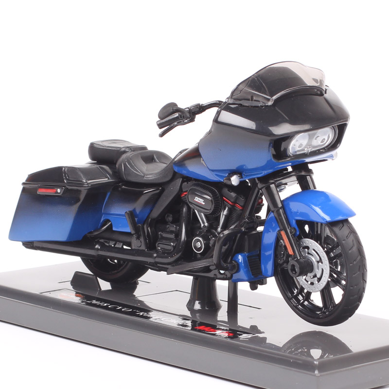 1:18 Scale Maisto 2018 HD CVO Road Glide Custom Tour Riders Bike Diecast Motorcycle Vehicle Toy Motorbike Model Kids Hobby Gift