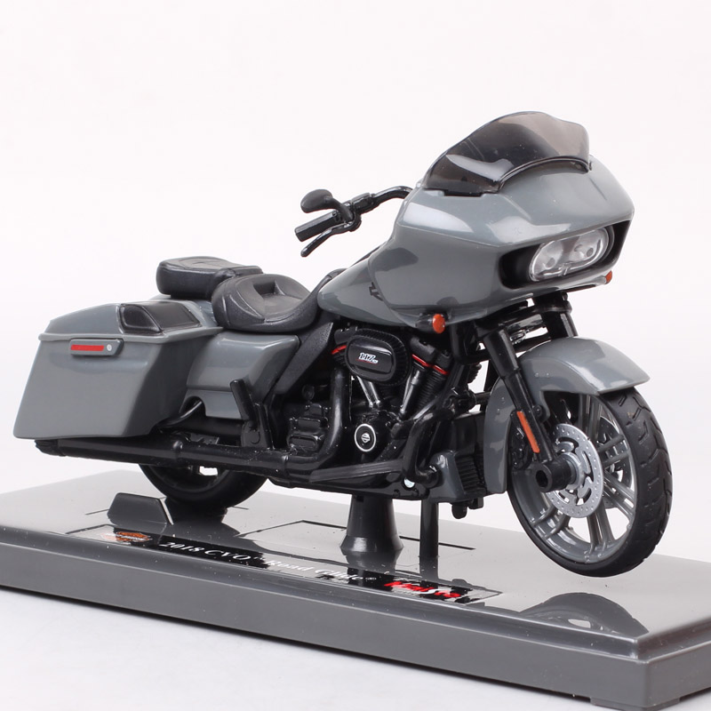 1:18 Scale Maisto 2018 HD CVO Road Glide Custom Tour Riders Bike Diecast Motorcycle Vehicle Toy Motorbike Model Kids Hobby Gift