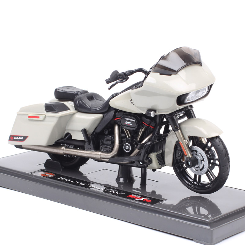 1:18 Scale Maisto 2018 HD CVO Road Glide Custom Tour Riders Bike Diecast Motorcycle Vehicle Toy Motorbike Model Kids Hobby Gift