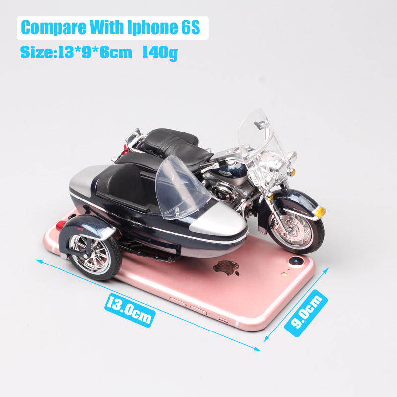 1/18 scales maisto vintage 2001 FLHRC ROAD KING classic bike sidecar Diecast three wheeled motorcycle Vehicle Touring toys model 1/18 scales maisto vintage 2001 FLHRC ROAD KING classic bike sidecar Diecast three wheeled motorcycle Vehicle Touring toys model