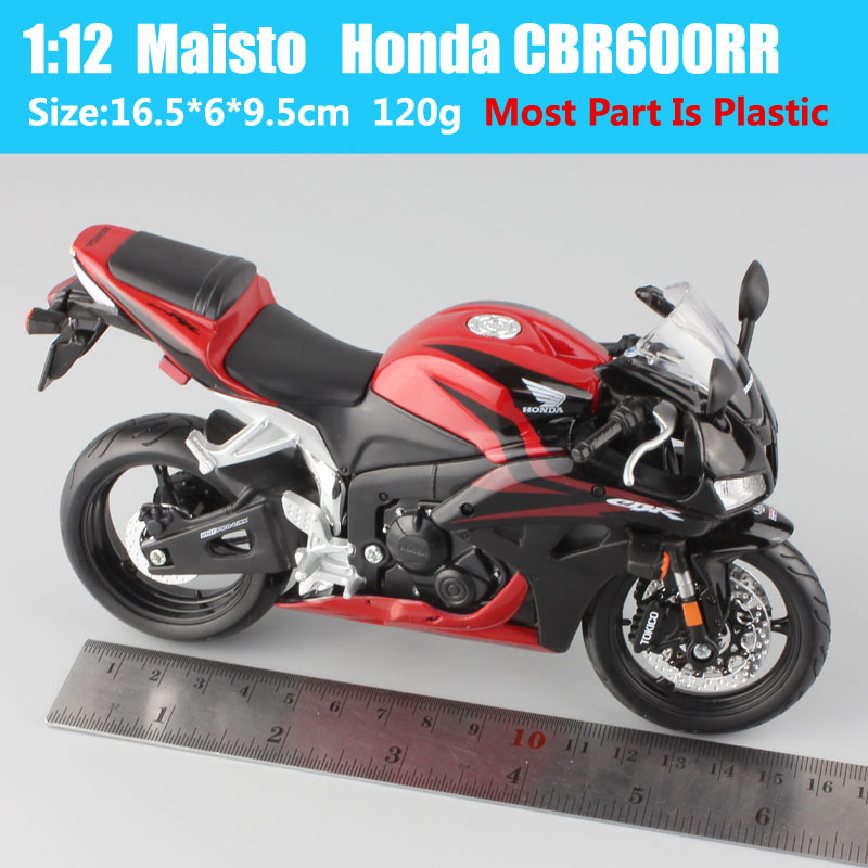 Classic 1:12 Scale Maisto Honda CBR 600RR CBR600RR Diecast model moto motorcycle race vehicles replica super bike hobby game toy