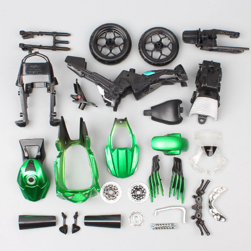Maisto Assembly line 1:12 scale kit set the Kawasaki Ninja ZX-14 Motorcycle model ZZR1400 Diecasts & Toy Vehicles bike DIY boys