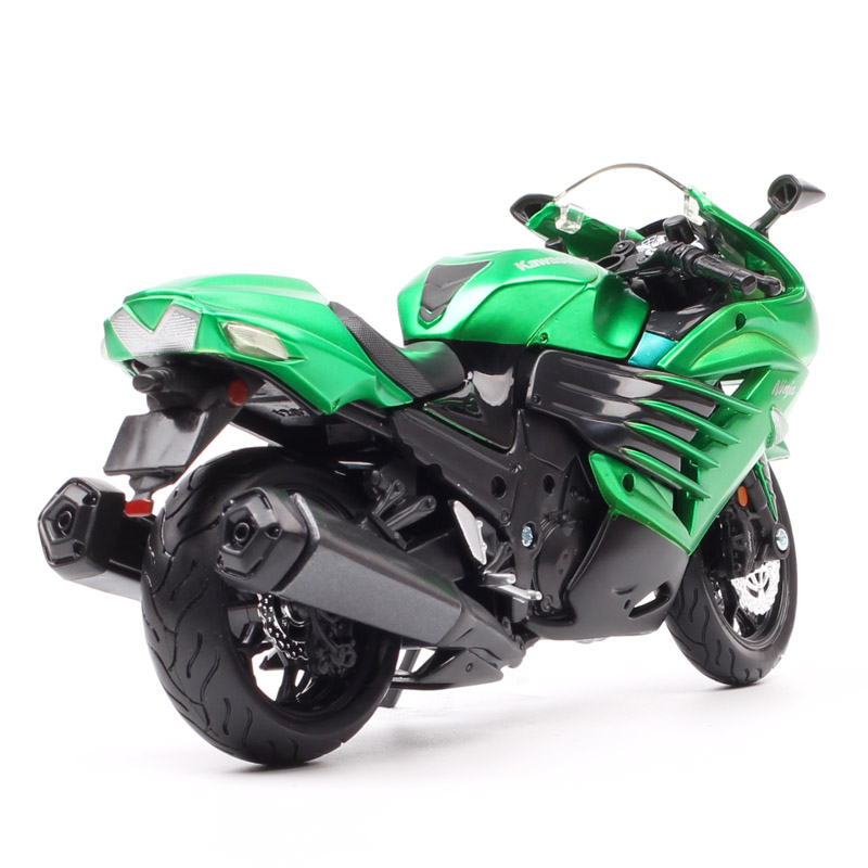 Maisto Assembly line 1:12 scale kit set the Kawasaki Ninja ZX-14 Motorcycle model ZZR1400 Diecasts & Toy Vehicles bike DIY boys