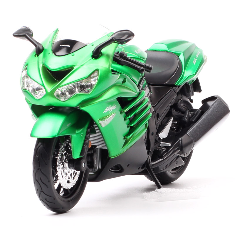 Maisto Assembly line 1:12 scale kit set the Kawasaki Ninja ZX-14 Motorcycle model ZZR1400 Diecasts & Toy Vehicles bike DIY boys