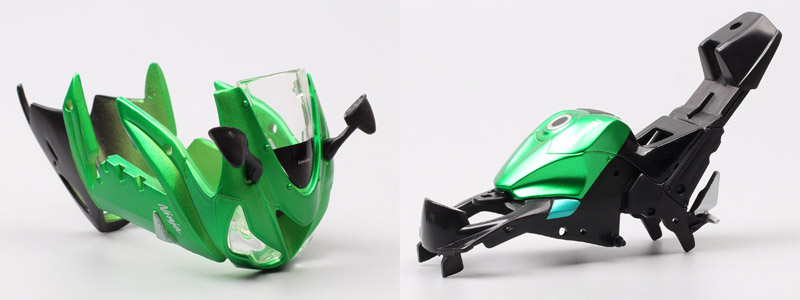 Maisto Assembly line 1:12 scale kit set the Kawasaki Ninja ZX-14 Motorcycle model ZZR1400 Diecasts & Toy Vehicles bike DIY boys