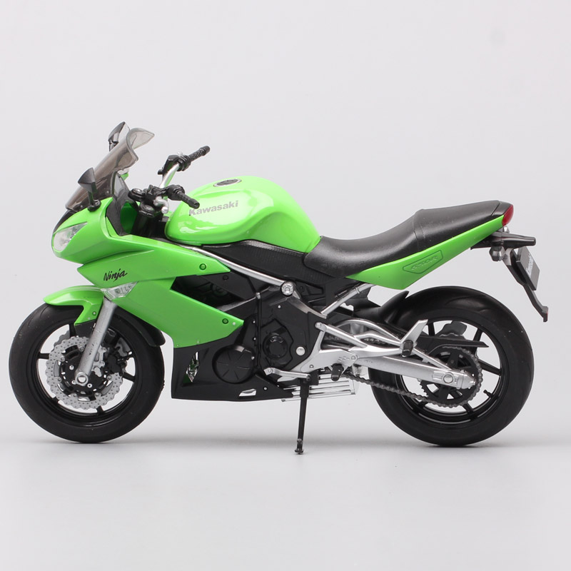 1/10 Welly scale Kawasaki Ninja 650R ER-6f EХ-6 motorcycle model Diecast Vehicles Sport touring racing bike toys thumbnails kids