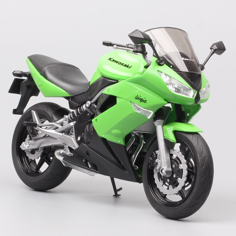 1/10 Welly scale Kawasaki Ninja 650R ER-6f EХ-6 motorcycle model Diecast Vehicles Sport touring racing bike toys thumbnails kids