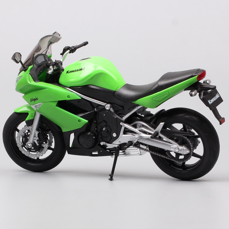 1/10 Welly scale Kawasaki Ninja 650R ER-6f EХ-6 motorcycle model Diecast Vehicles Sport touring racing bike toys thumbnails kids