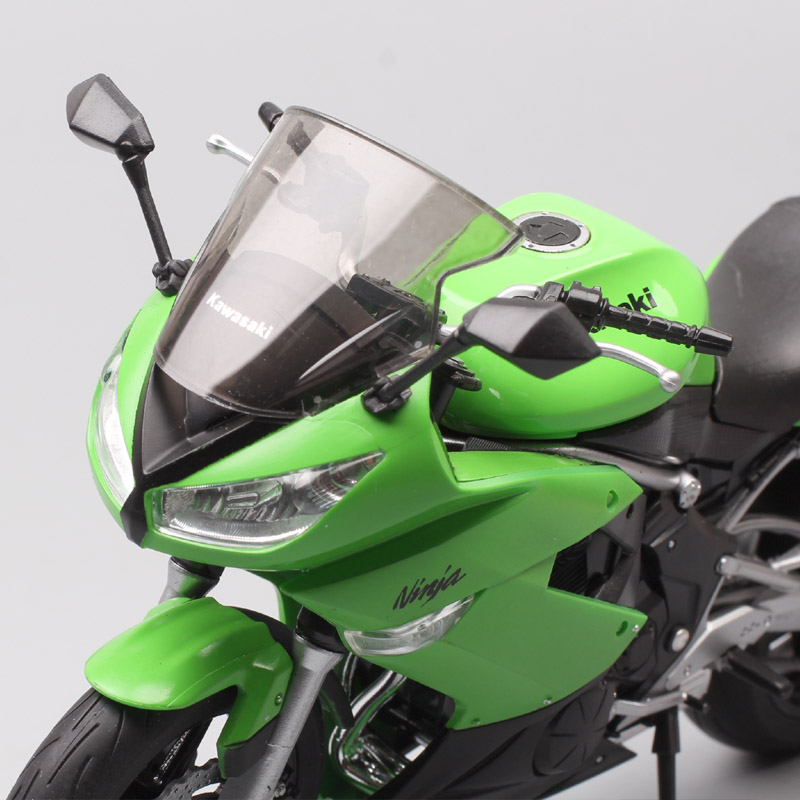 1/10 Welly scale Kawasaki Ninja 650R ER-6f EХ-6 motorcycle model Diecast Vehicles Sport touring racing bike toys thumbnails kids