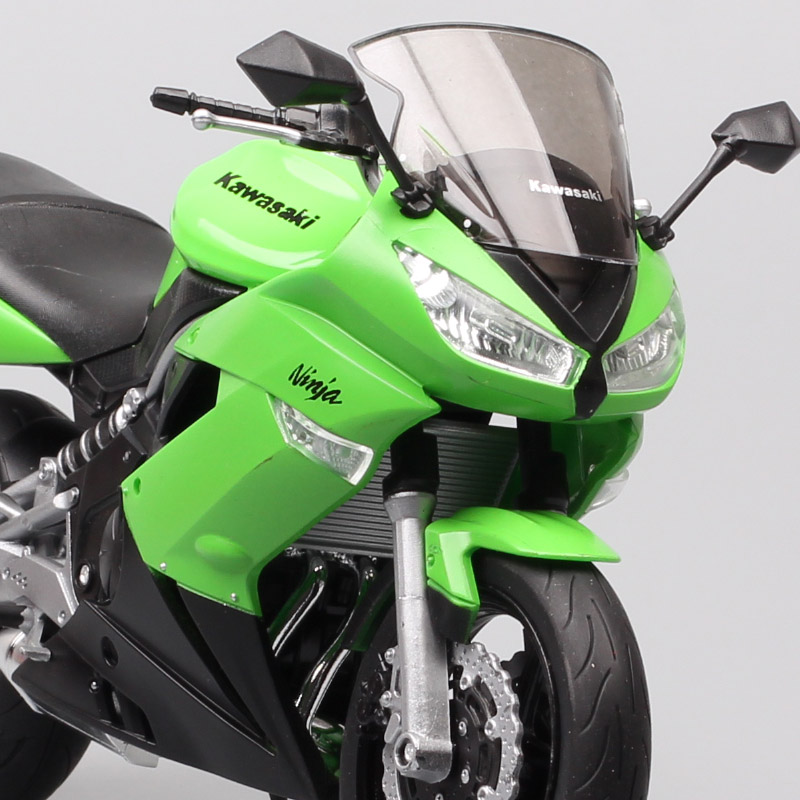 1/10 Welly scale Kawasaki Ninja 650R ER-6f EХ-6 motorcycle model Diecast Vehicles Sport touring racing bike toys thumbnails kids