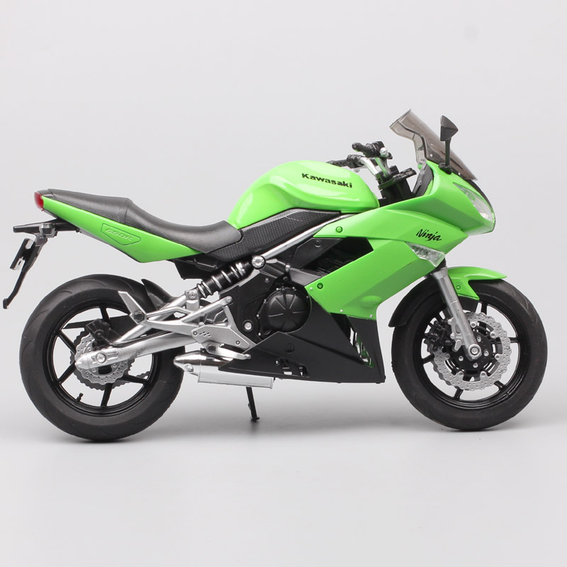 1/10 Welly scale Kawasaki Ninja 650R ER-6f EХ-6 motorcycle model Diecast Vehicles Sport touring racing bike toys thumbnails kids
