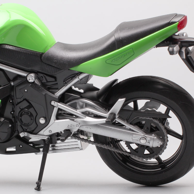 1/10 Welly scale Kawasaki Ninja 650R ER-6f EХ-6 motorcycle model Diecast Vehicles Sport touring racing bike toys thumbnails kids