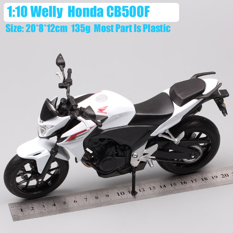 Children Welly 1/10 big scale Honda CB500F CB500 twin motorcycle Diecasts & Toy Vehicles bike models Replicas moto of collection