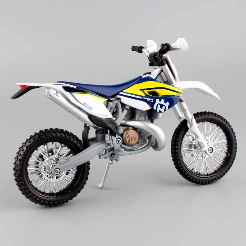 Maisto Assemble 1/12 Scale TE Husqvarna TE125 2016 Motorcycle Model Dirt Bike Motocross Enduro Off Road Model Toy DIY Install Maisto Assemble 1/12 Scale TE Husqvarna TE125 2016 Motorcycle Model Dirt Bike Motocross Enduro Off Road Model Toy DIY Install