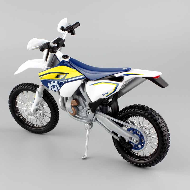 Maisto Assemble 1/12 Scale TE Husqvarna TE125 2016 Motorcycle Model Dirt Bike Motocross Enduro Off Road Model Toy DIY Install Maisto Assemble 1/12 Scale TE Husqvarna TE125 2016 Motorcycle Model Dirt Bike Motocross Enduro Off Road Model Toy DIY Install