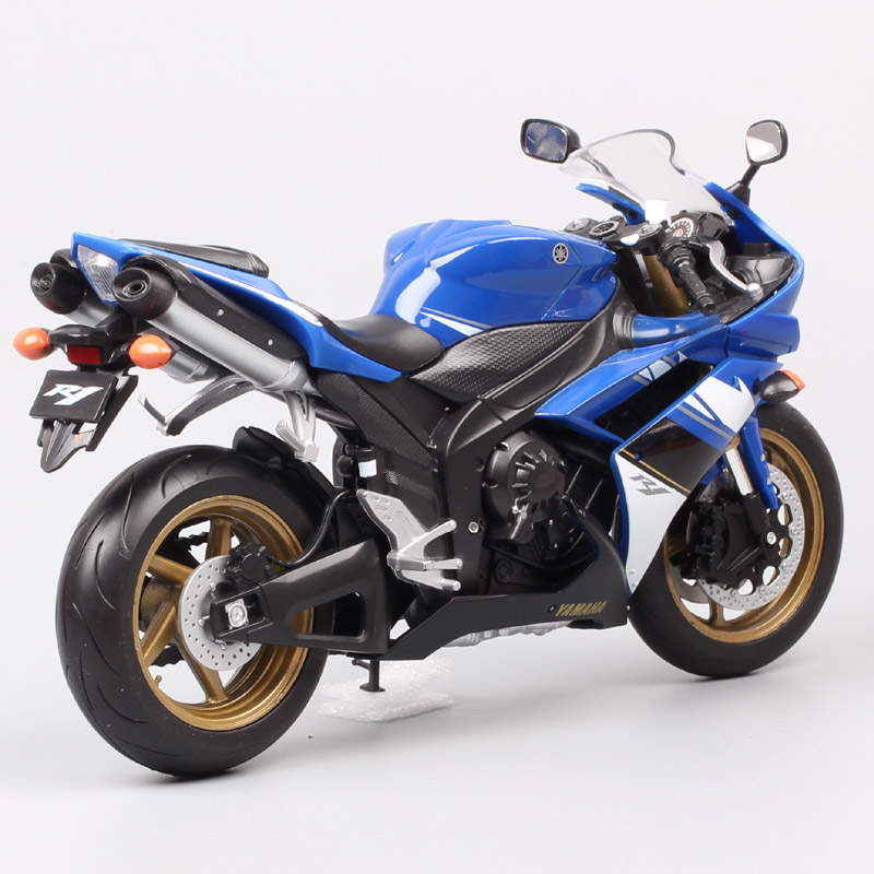 1:10 scale welly Big Yamaha YZF-R1 motorcycle Diecasts & Toy Vehicles racing motorbike model toy gift for collection of children