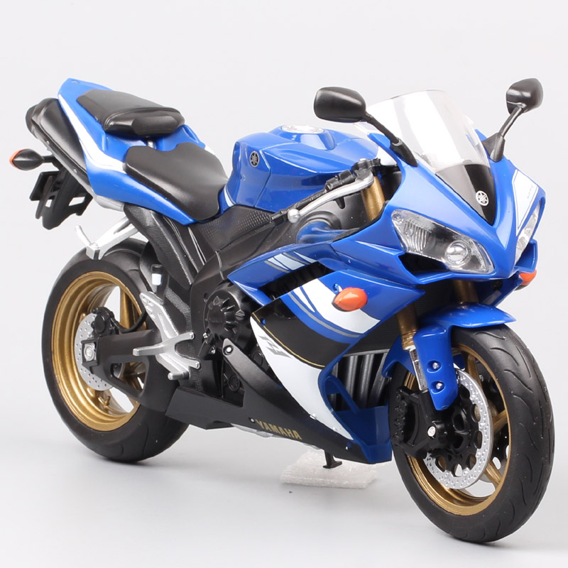 1:10 scale welly Big Yamaha YZF-R1 motorcycle Diecasts & Toy Vehicles racing motorbike model toy gift for collection of children