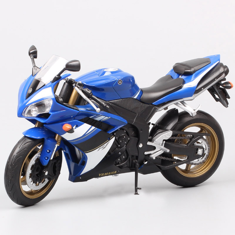1:10 scale welly Big Yamaha YZF-R1 motorcycle Diecasts & Toy Vehicles racing motorbike model toy gift for collection of children