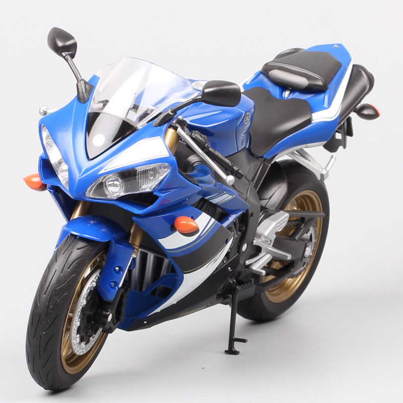1:10 scale welly Big Yamaha YZF-R1 motorcycle Diecasts & Toy Vehicles racing motorbike model toy gift for collection of children