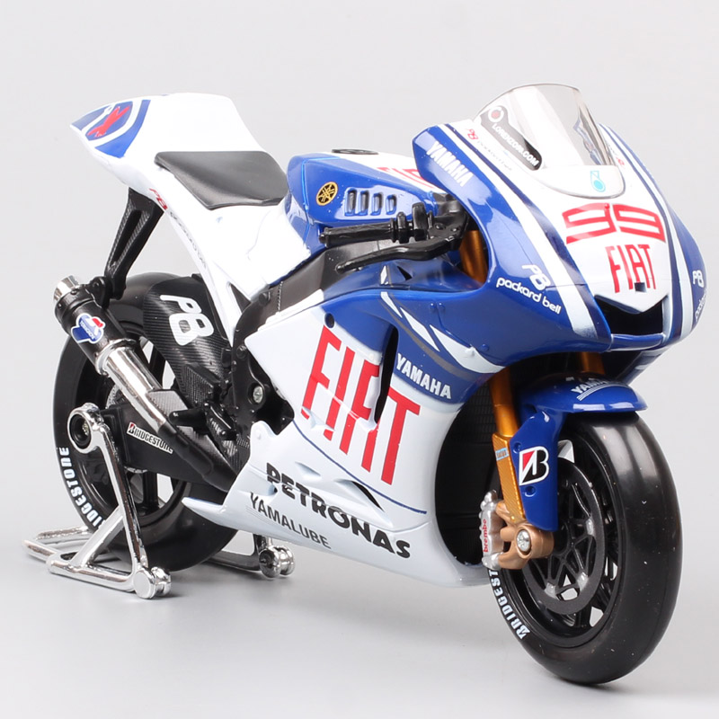 1/10 maisto scale Fiat Yamaha YZR-M1 racer No.99 Jorge Lorenzo #46 rossi motorcycle Moto bike Diecast Toys racing model GP 2009 1/10 maisto scale Fiat Yamaha YZR-M1 racer No.99 Jorge Lorenzo #46 rossi motorcycle Moto bike Diecast Toys racing model GP 2009